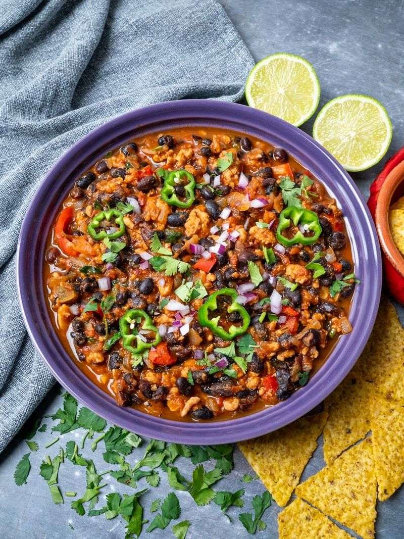 Turkey and Black Bean Chili