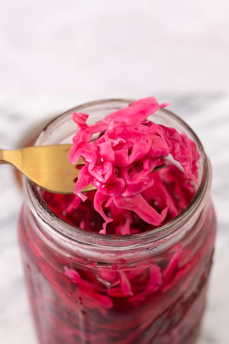 Quick Pickled Purple Cabbage