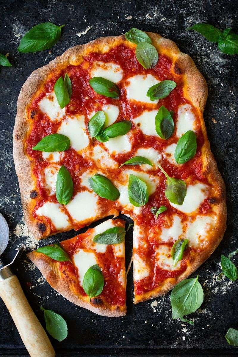 Homemade Margherita Pizza