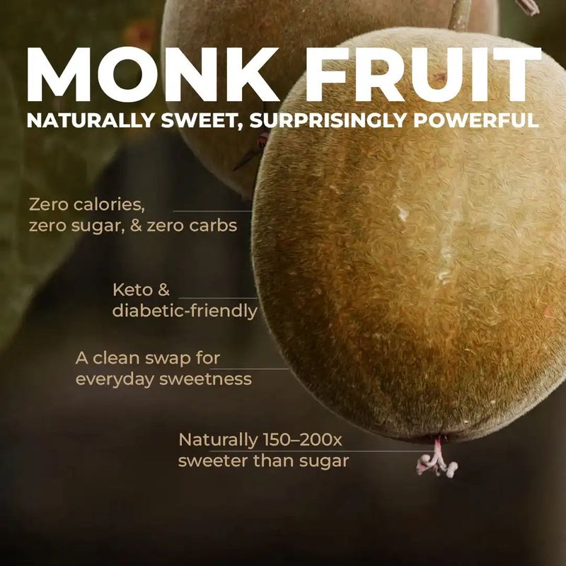 Stevia or Monk Fruit Instead of Sugar
