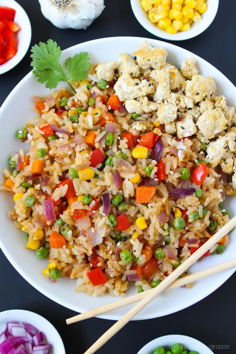 Loaded Veggie Fried Rice