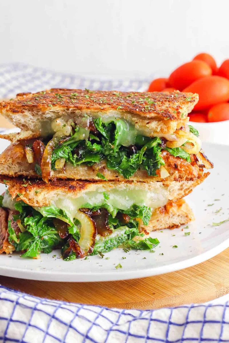 White Bean and Kale Panini