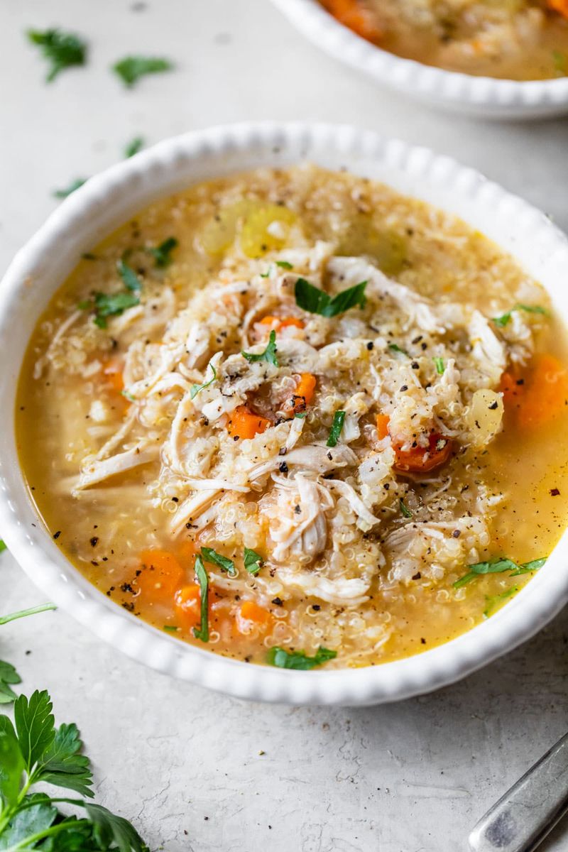One-Pot Chicken and Quinoa Soup