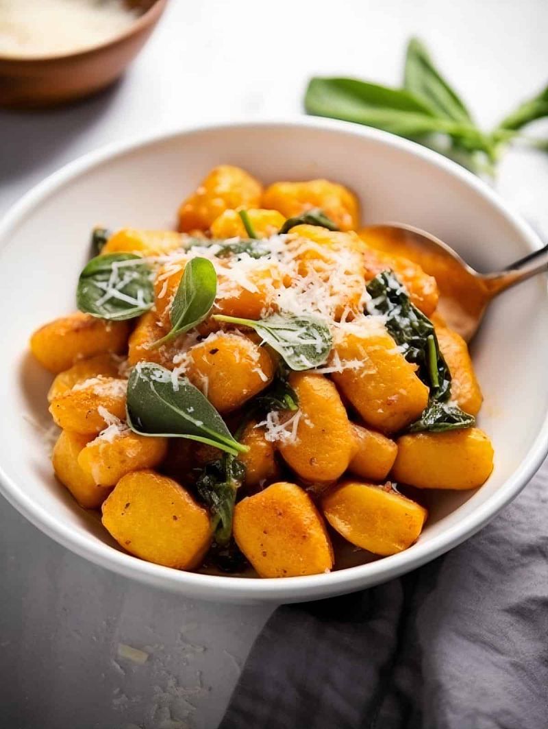 Pumpkin and Gorgonzola Gnocchi