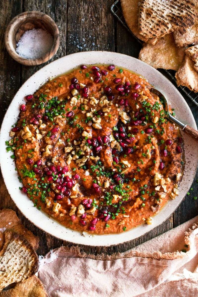 Walnut And Herb Muhammara