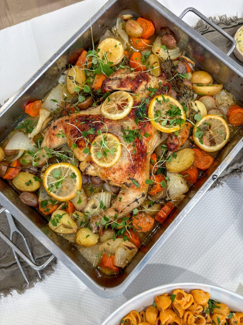 One-Pan Lemon Herb Roasted Chicken