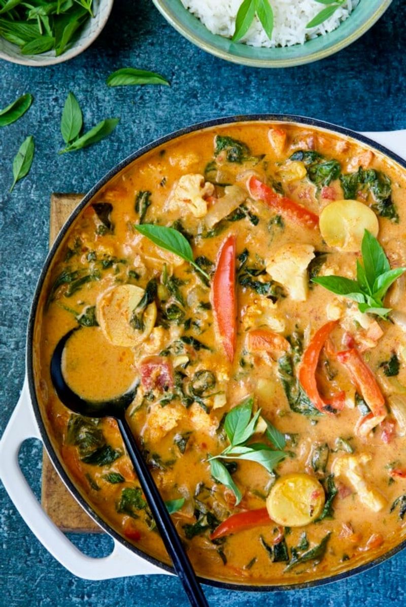 Vegetarian Red Curry with Tofu