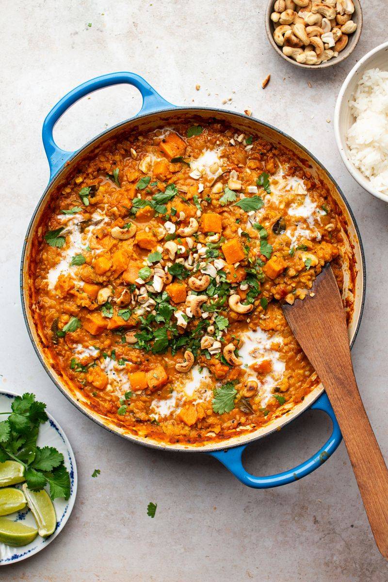 Spiced Lentil and Sweet Potato Curry