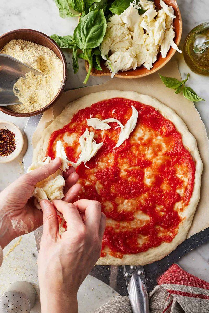 Homemade Margherita Pizza