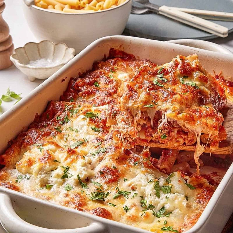 Baked Ziti with Meat Sauce