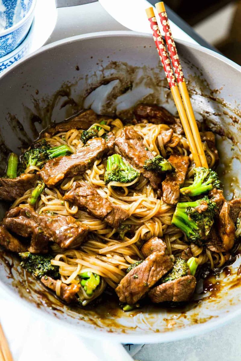 Beef and Broccoli with Noodles