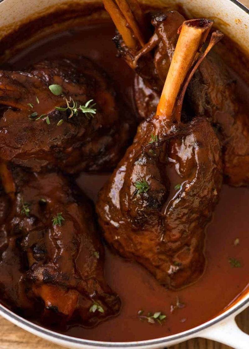 Oven-Braised Lamb Shanks