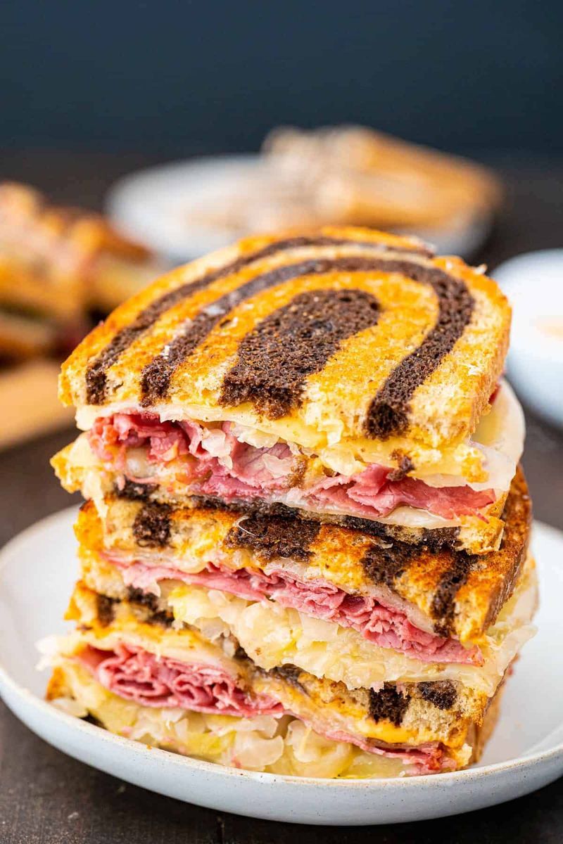 Reuben Sandwich with Homemade Thousand Island