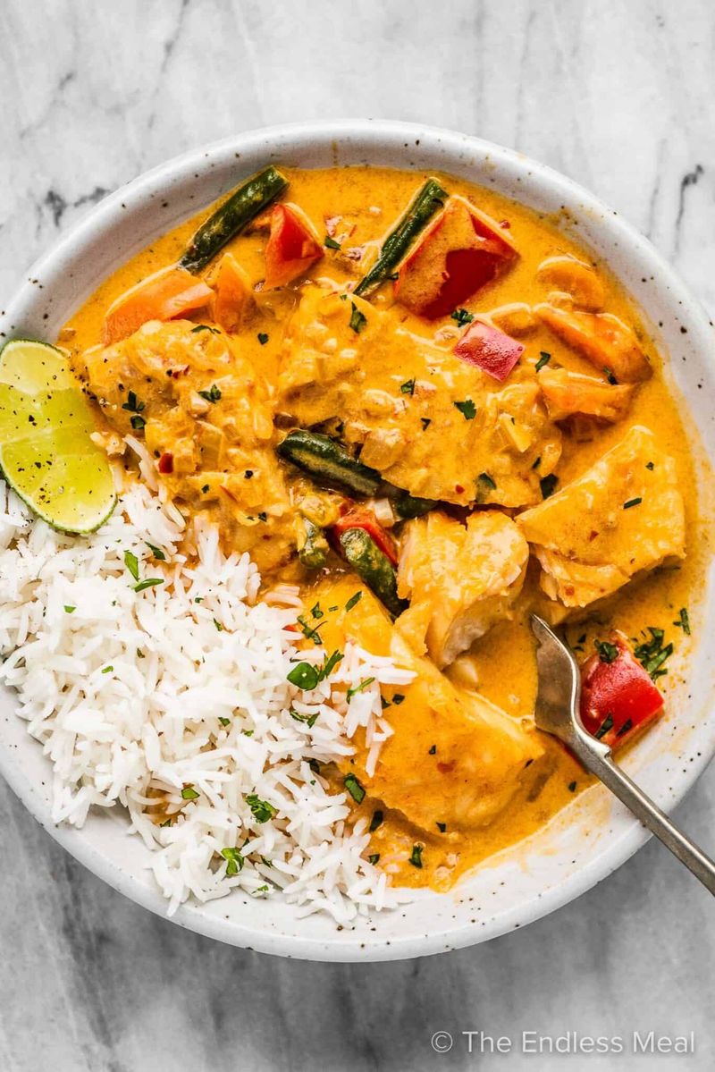 Spicy Thai Fish Curry