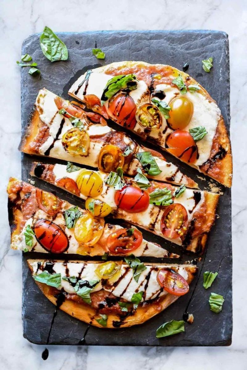 Mini Caprese Flatbreads