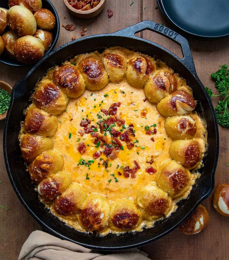 Pretzel Bites with Beer Cheese