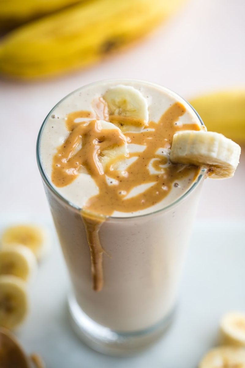 Protein Smoothie With Peanut Butter and Banana