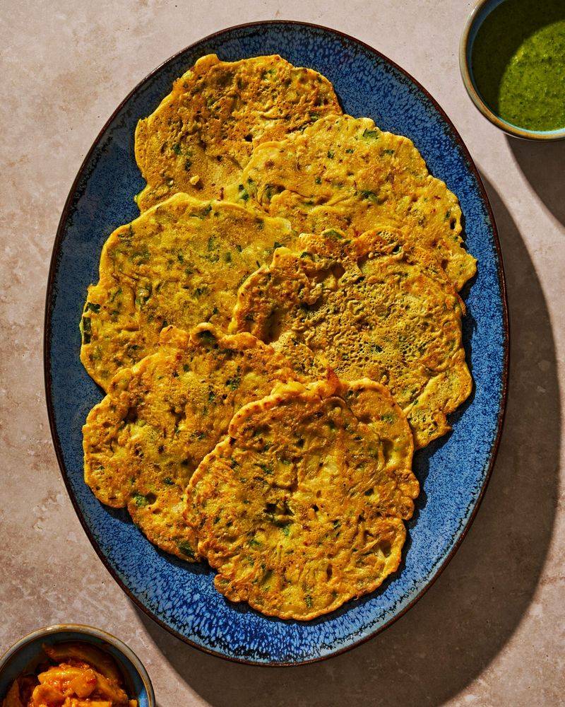 Besan Chilla - Indian Chickpea Pancakes