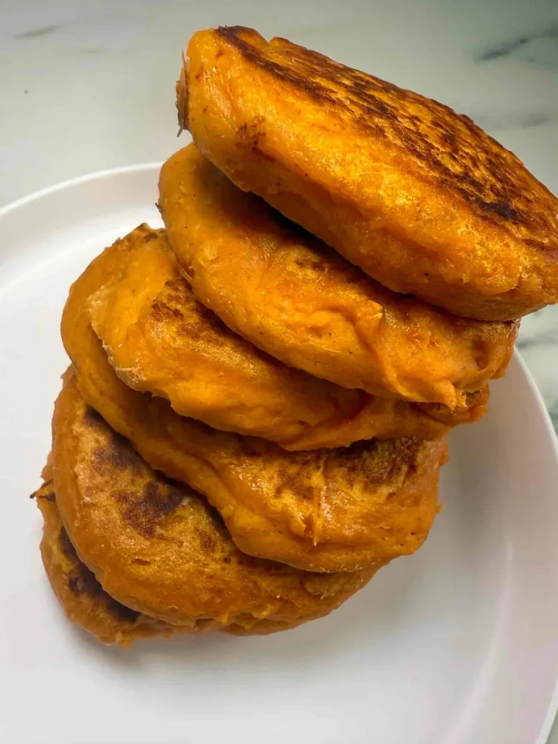 Steamed Sweet Potato Cubes