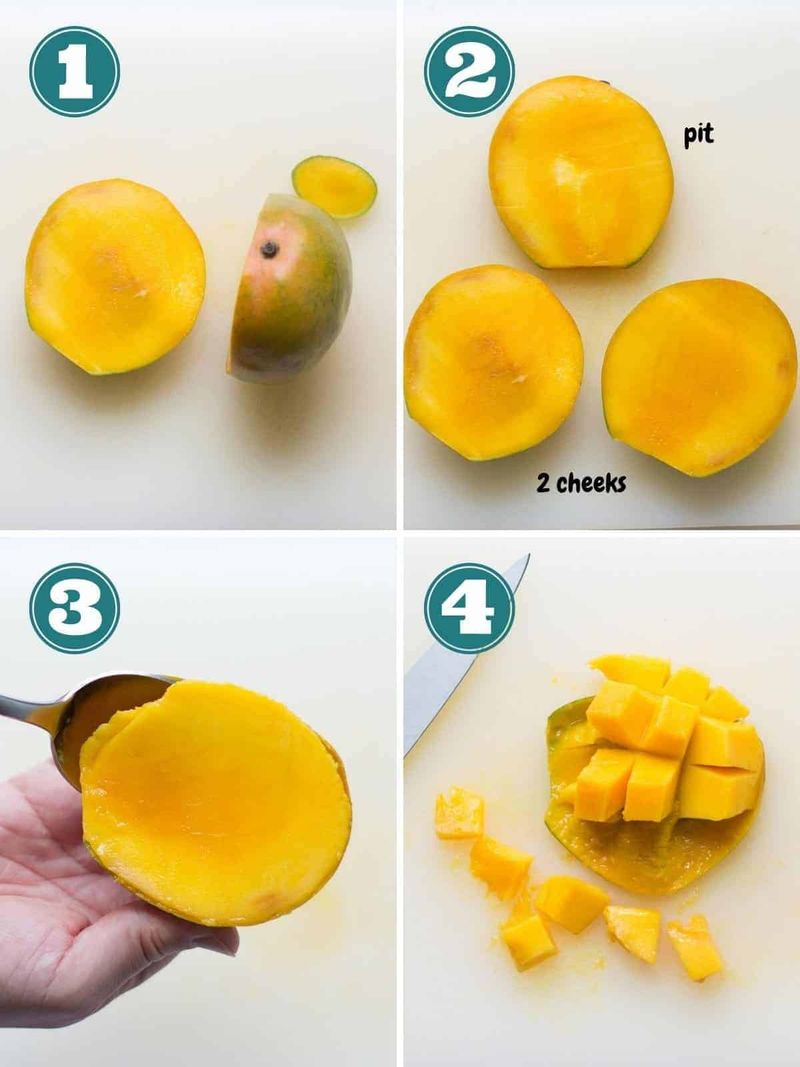 Ripe Mango Pieces