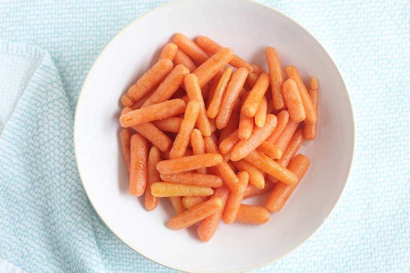 Soft-Cooked Carrot Sticks