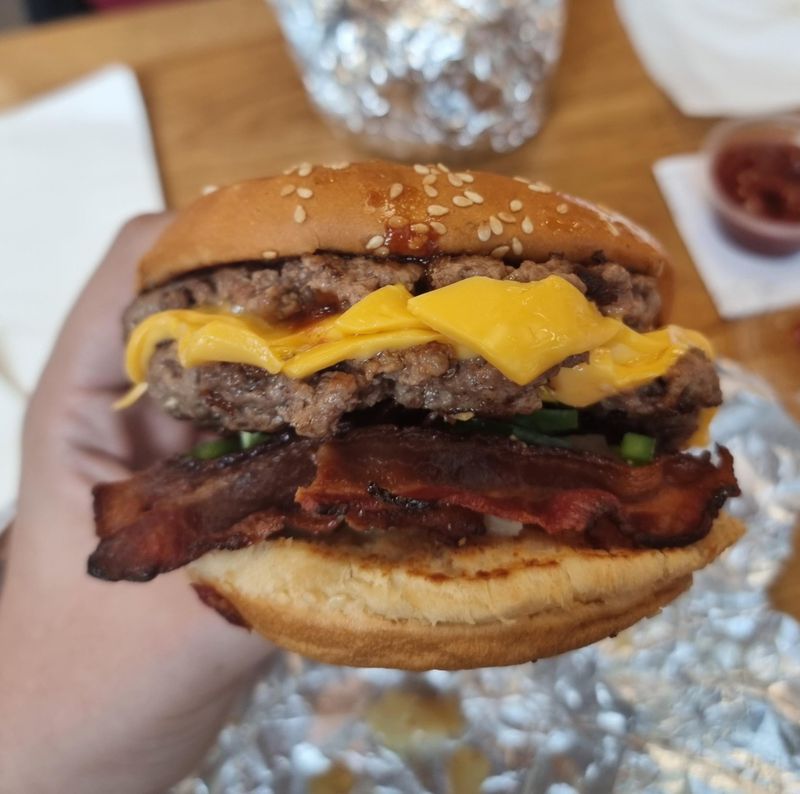 Five Guys' Bacon Cheeseburger