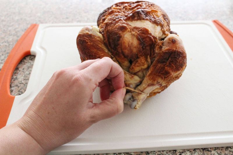 Rotisserie Chicken Picked Apart With Your Hands
