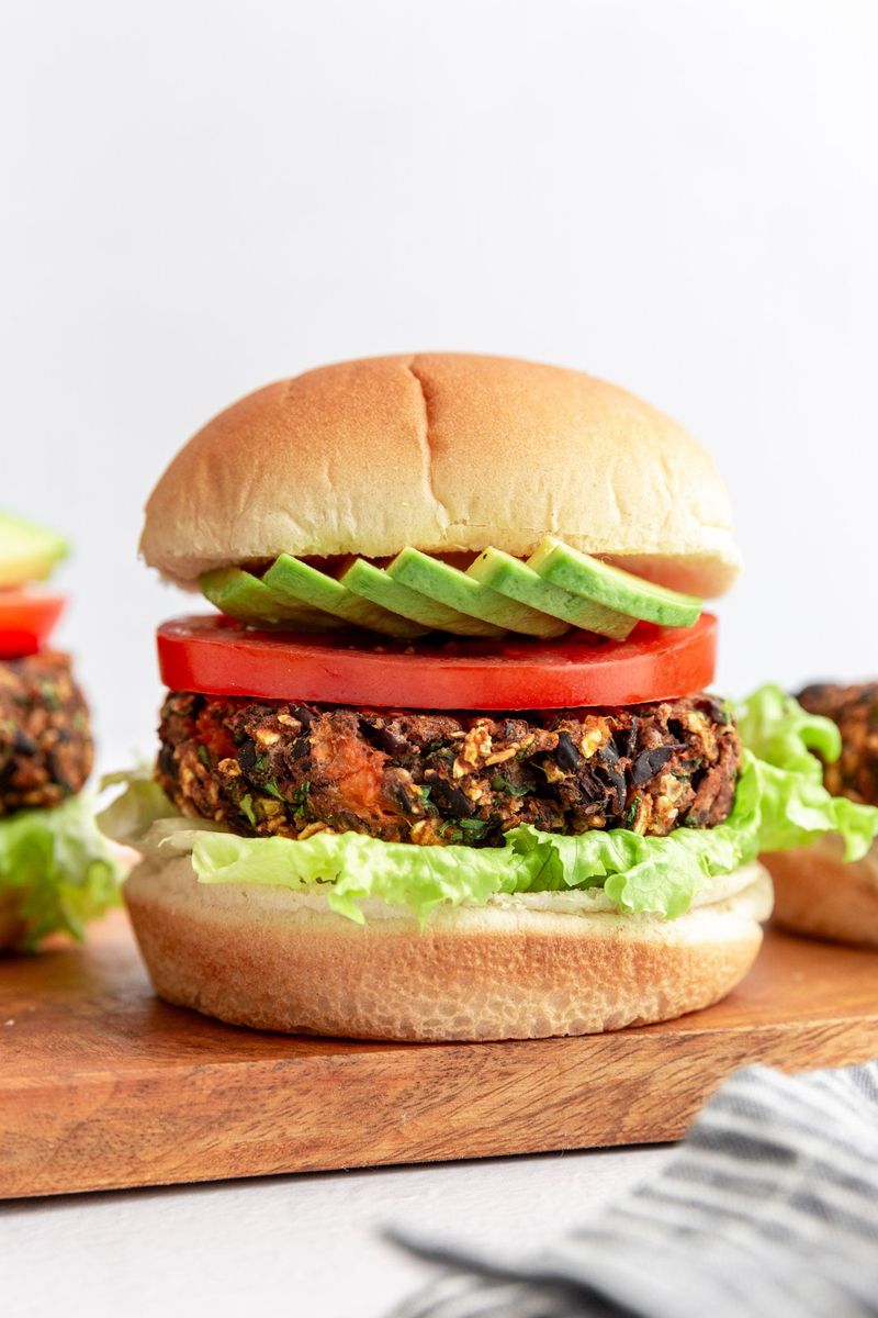 Sweet Potato and Black Bean Burgers