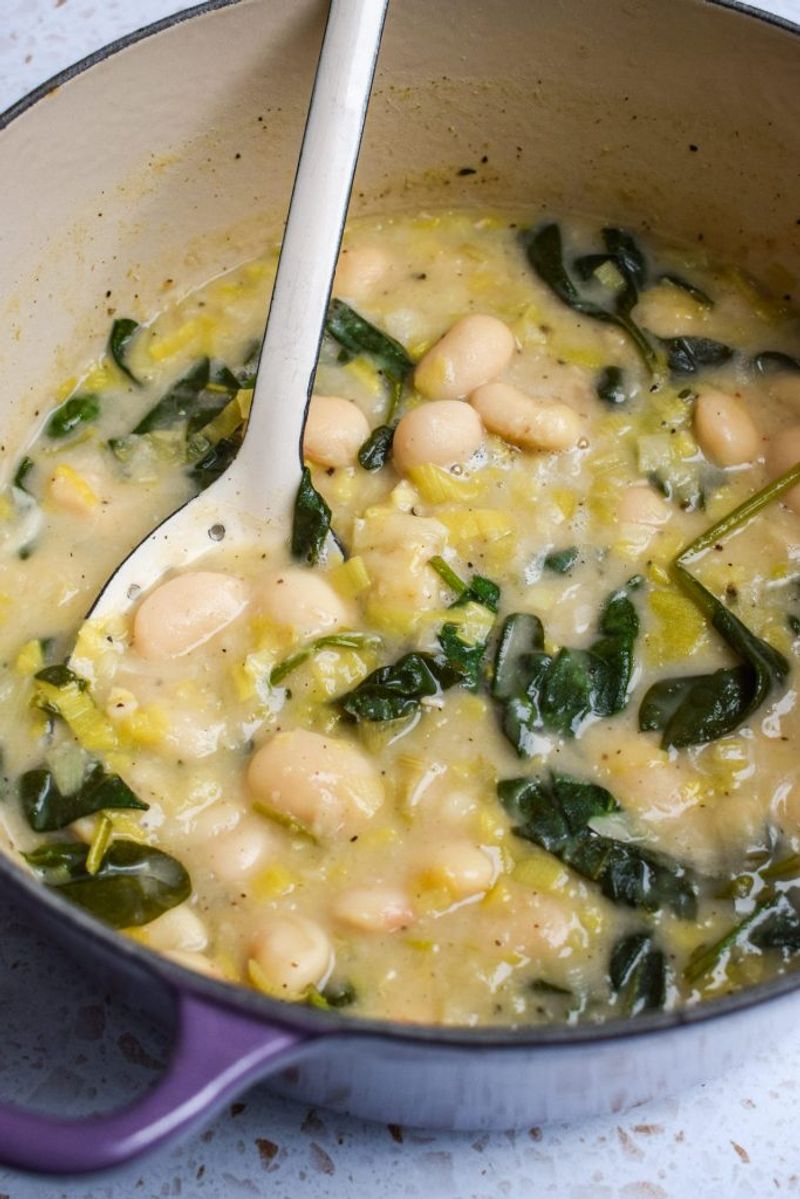 Butter Bean and Leek Soup