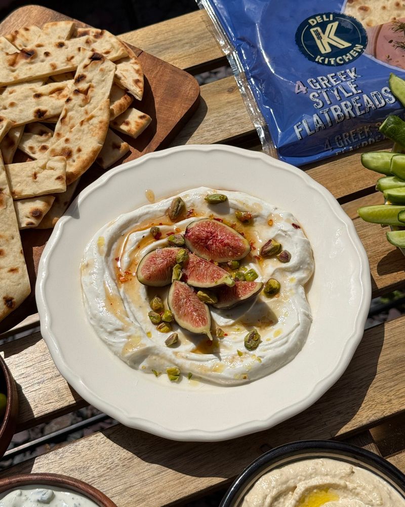 Lemon Ricotta Spread on Flatbread
