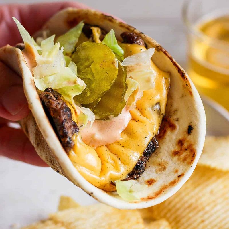 Smash Burger Tacos