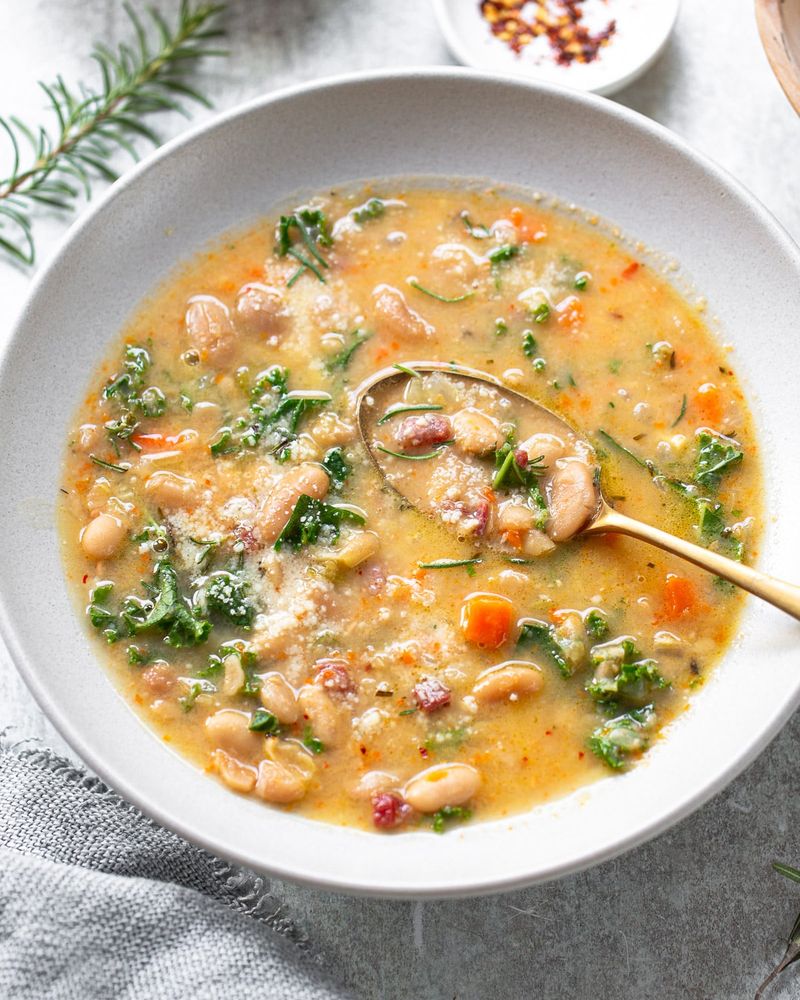 Creamy Tuscan White Bean Soup
