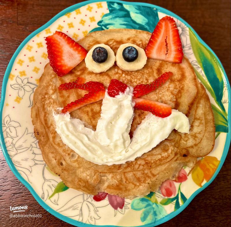 Make Mini Pancake Stacks With Funny Toppings