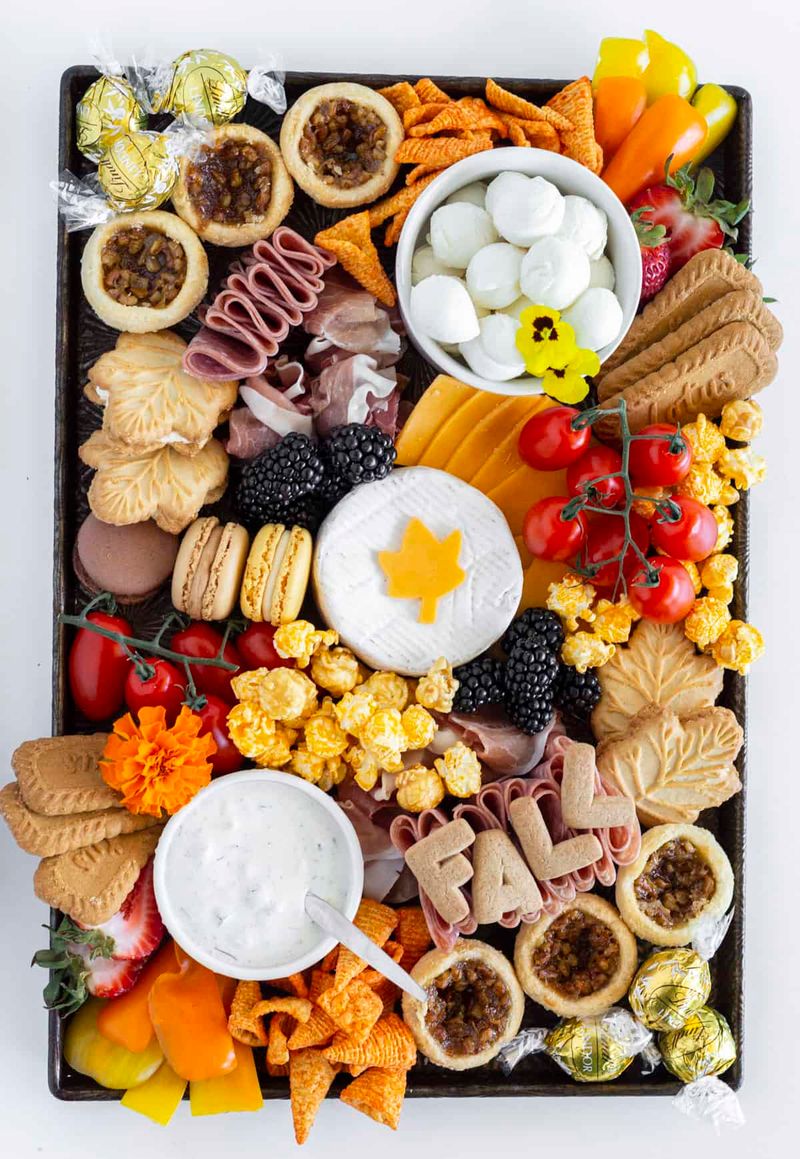 Autumn Charcuterie and Cheese Board