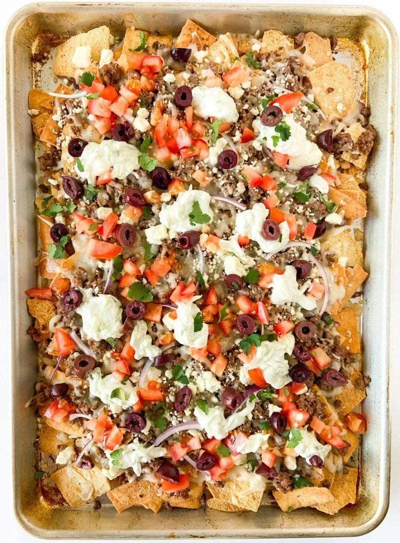 Pitta Nachos Tray Bake