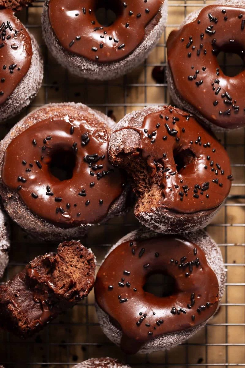 Treacle and Black Pepper Doughnuts