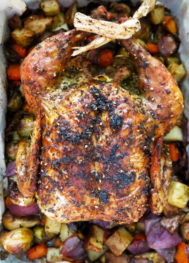 Slow-Roasted Spiced Chicken (Djaj Bil Zaatar)