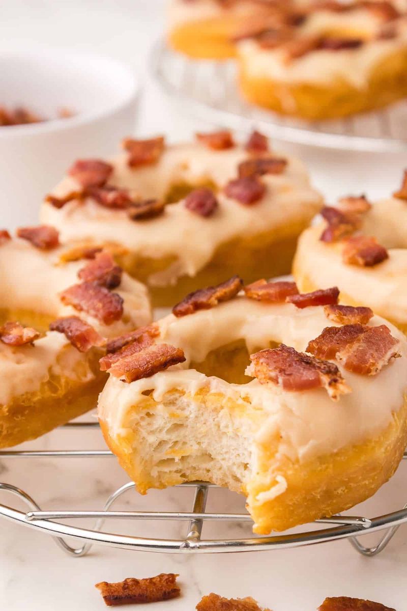 Maple Bacon Doughnuts