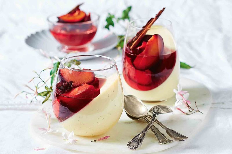 Plum Panna Cotta