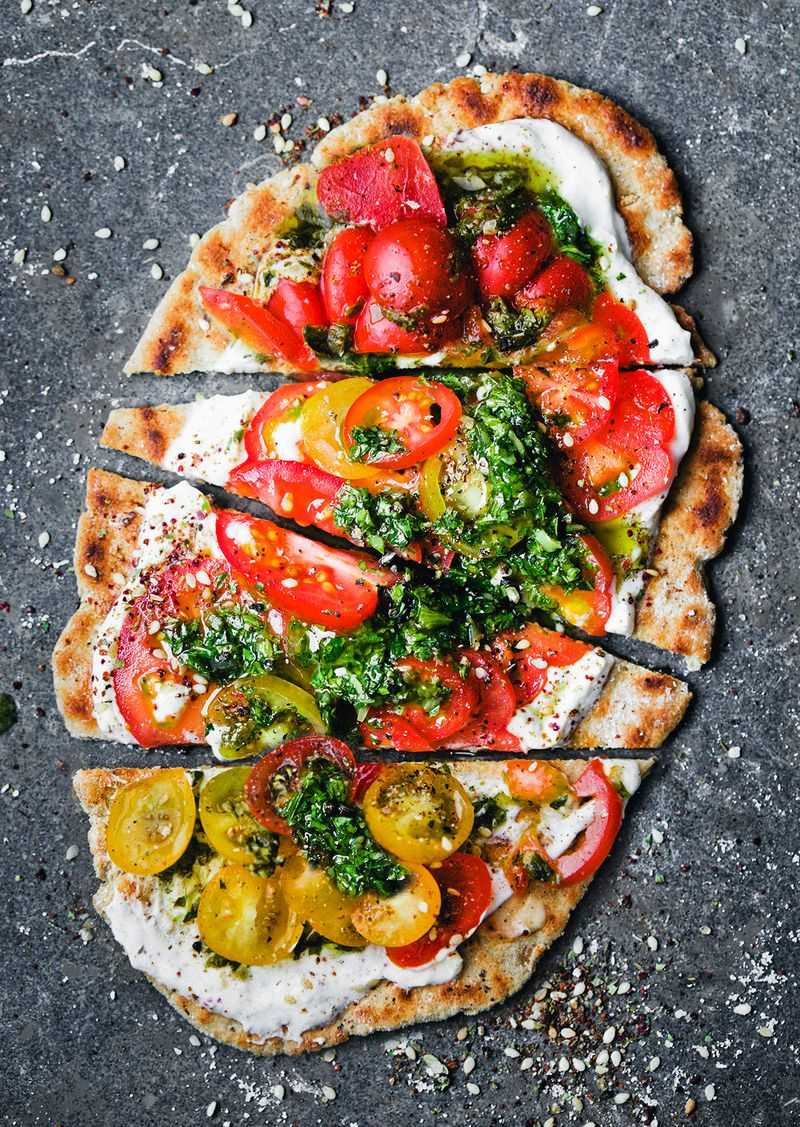 Charred Broccoli And White Bean Flatbread
