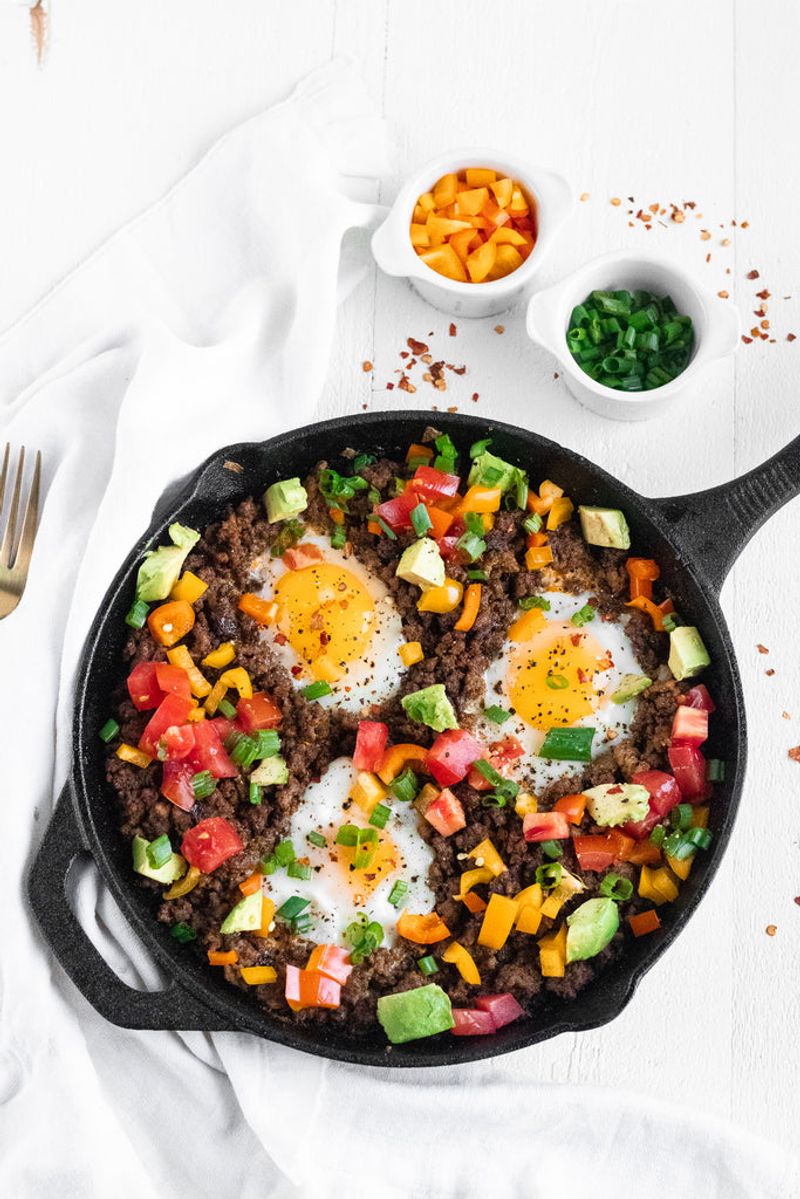 Beef and Egg Breakfast Skillet