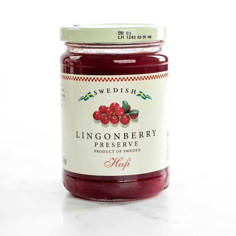 Kvarg with Lingonberries and Pickles - Sweden