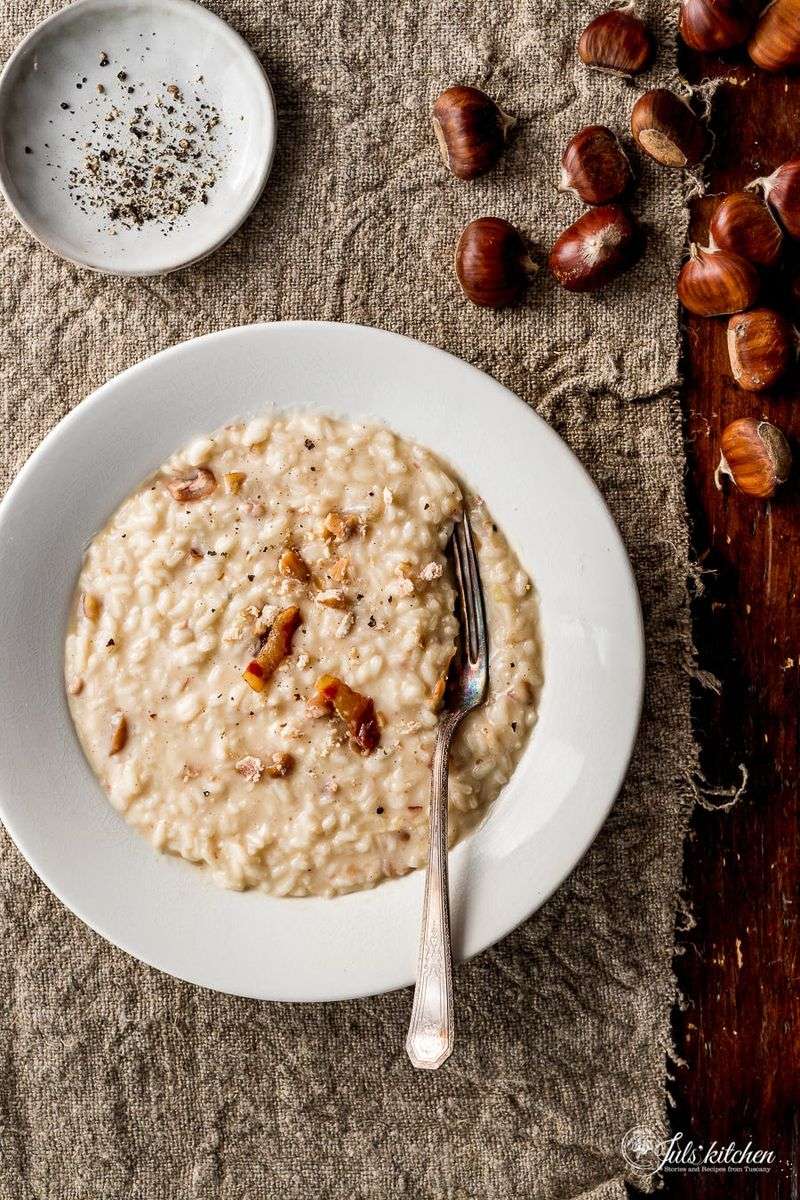 Chestnut and Pancetta Risotto
