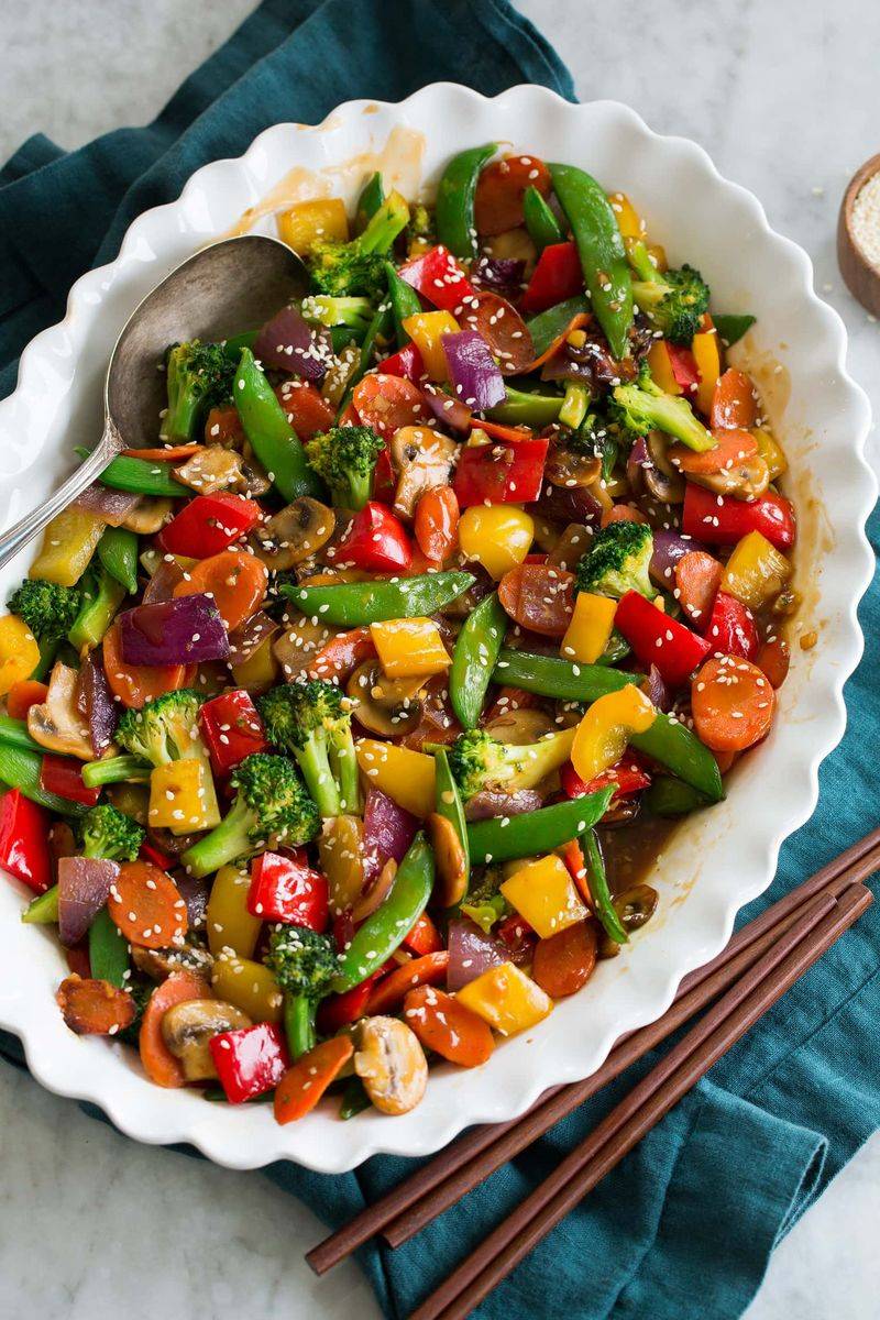 Rainbow Vegetable Stir-Fry