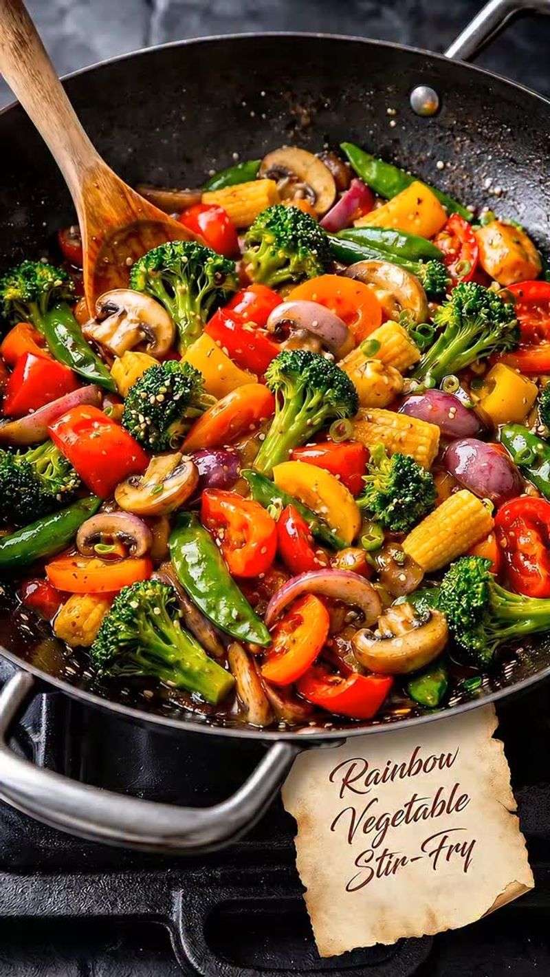 Rainbow Bell Pepper Stir-Fry