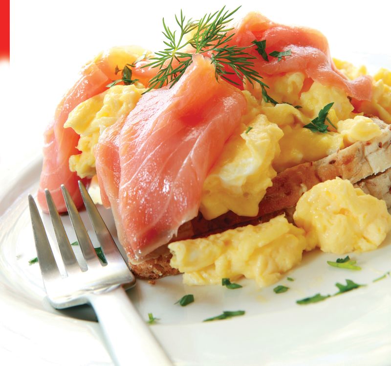 Scrambled Eggs with Smoked Salmon
