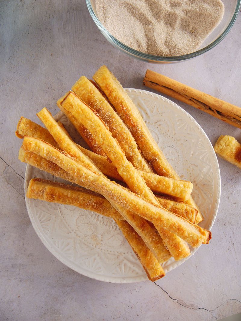 Churro Puff Pastry Sticks