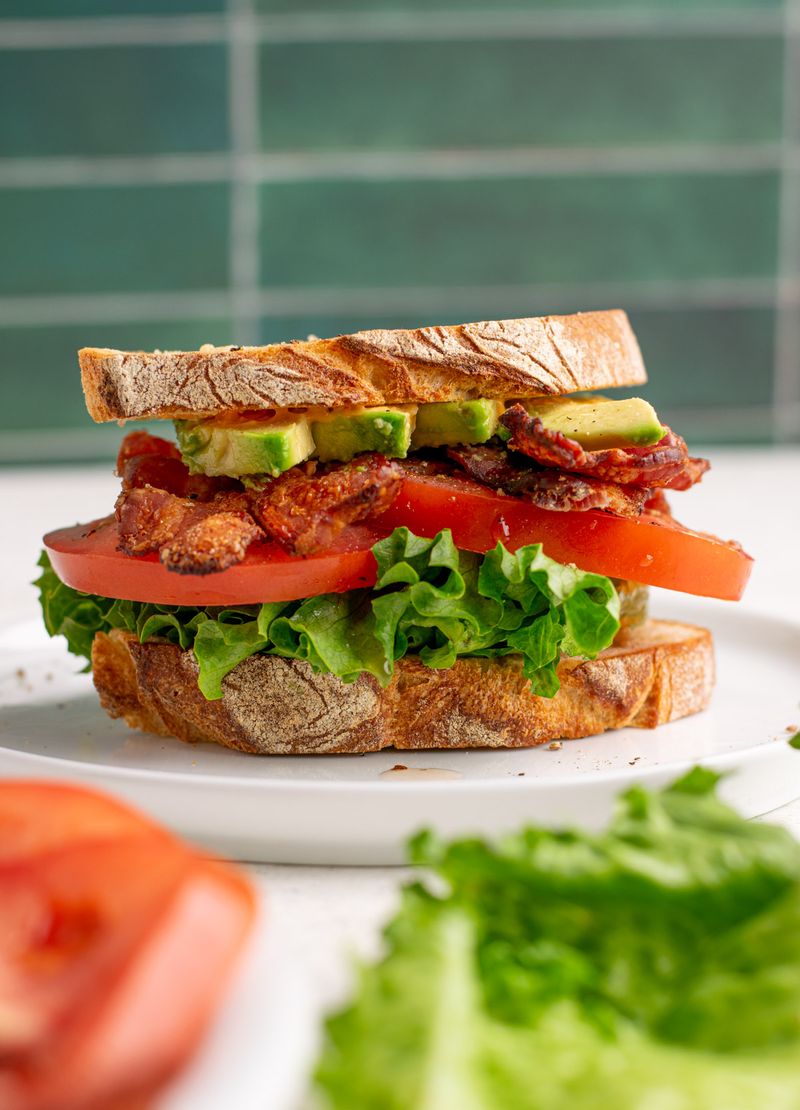 BLT with Turkey Bacon and Avocado