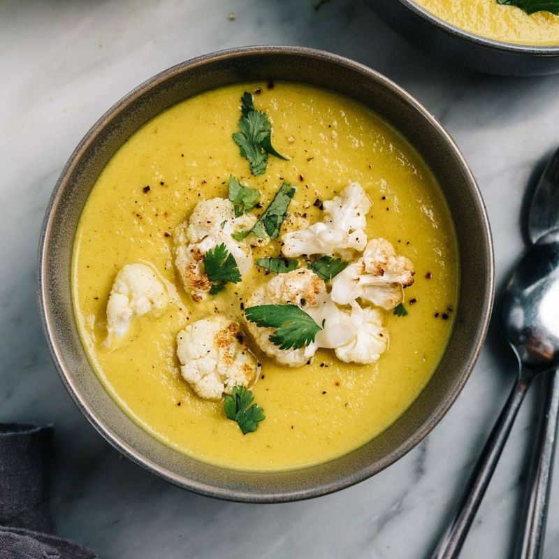 Curried Cauliflower Soup
