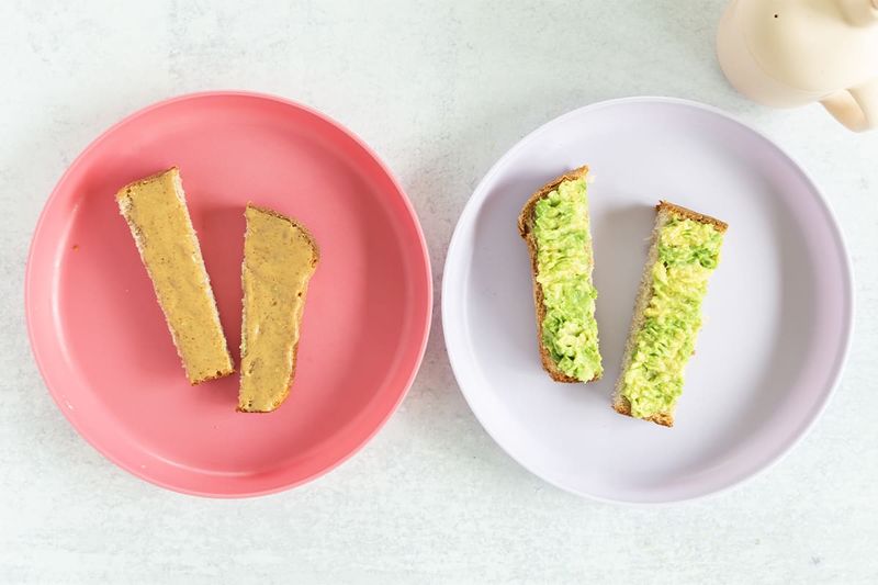 Toast Fingers With Spread